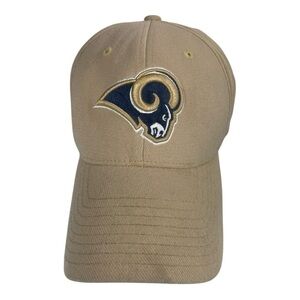 Vintage Men’s NFL St. Louis Rams Football Tan Fitted Hat